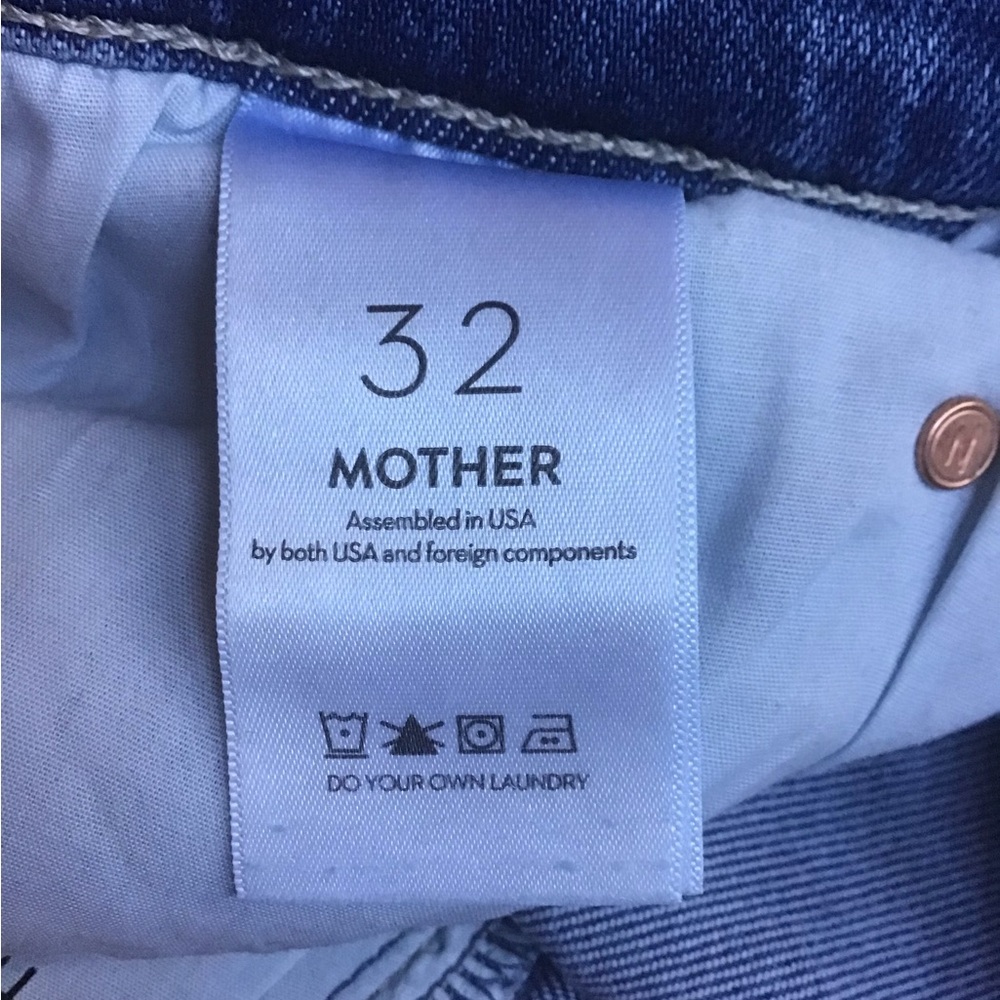 MOTHER, Women's ‘The Kick It’ Jeans, Size 32, Blue, Fan Favorite, USA Made, NWT - Picture 6 of 16